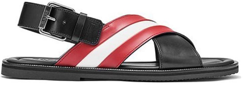 BALLY Jamilo Sandal 'Hitam Merah Putih' 6238057 Order BALLY Jamilo Sandal 'Hitam Merah Putih' 6238057