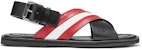 BALLY Jamilo Sandal 'Hitam Merah Putih' 6238057
