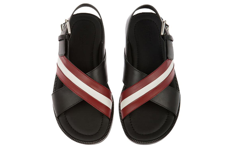 Lookbook バリー ジャミロ サンダル (黒/赤/白) 6238057