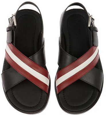 BALLY Jamilo Sandal 'Hitam Merah Putih' 6238057 Lookbook BALLY Jamilo Sandal 'Hitam Merah Putih' 6238057