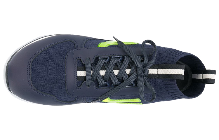 Shop バリー レースアップ ソックススニーカー (ブルー) 6228453