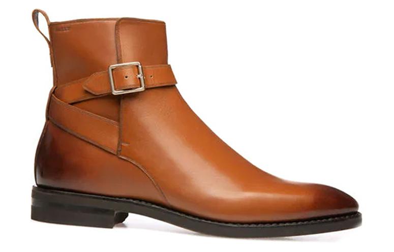 Order BALLY Botas de Cuero Tobilleras 'Hebilla Marrón' 6301513