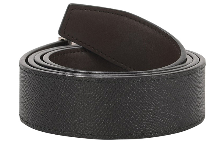 Shop 발리 가죽 벨트, 블랙/브라운, 핀 버클, 너비 3.5cm. SHIFF35M.IFL-474