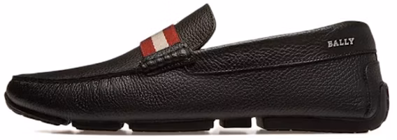 BALLY Leather Black 'Letter Print Stripe' 6301582 BALLY Leather Black 'Letter Print Stripe' 6301582