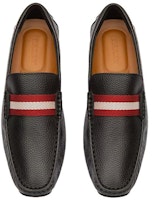 BALLY巴利 皮革 字母印花條紋 休閒鞋 黑色 Lookbook BALLY巴利 皮革 字母印花條紋 休閒鞋 黑色