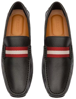 BALLY Leather Black 'Letter Print Stripe' 6301582 Lookbook BALLY Leather Black 'Letter Print Stripe' 6301582
