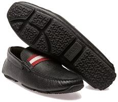 BALLY巴利 皮革 字母印花條紋 休閒鞋 黑色 Purchase BALLY巴利 皮革 字母印花條紋 休閒鞋 黑色