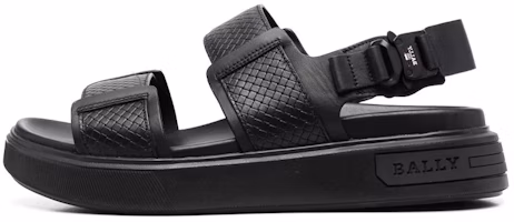BALLY Leather Buckle Sandals 'Black' 6300079 BALLY Leather Buckle Sandals 'Black' 6300079