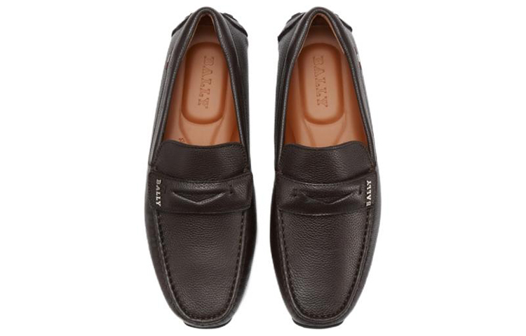 Order BALLY 棕色皮革休闲运动鞋 6230417