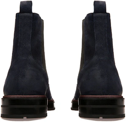 BALLY 皮革切尔西靴 海軍藍色 Shop BALLY 皮革切尔西靴 海軍藍色
