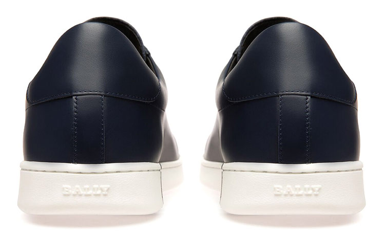 BALLY Leather Fashion Sneaker 'Navy Blue' 圖 5
