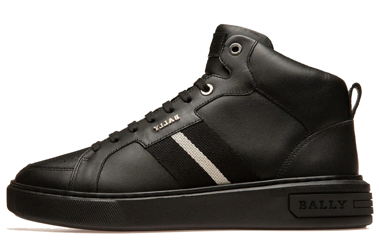 Buy 발리 블랙 가죽 패션 스니커즈 (Bally Black Leather Fashion Sneakers) 6237762