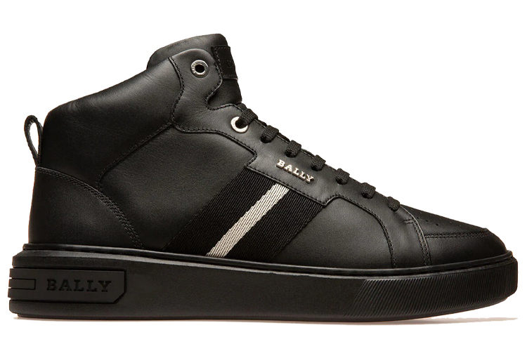 Order 발리 블랙 가죽 패션 스니커즈 (Bally Black Leather Fashion Sneakers) 6237762
