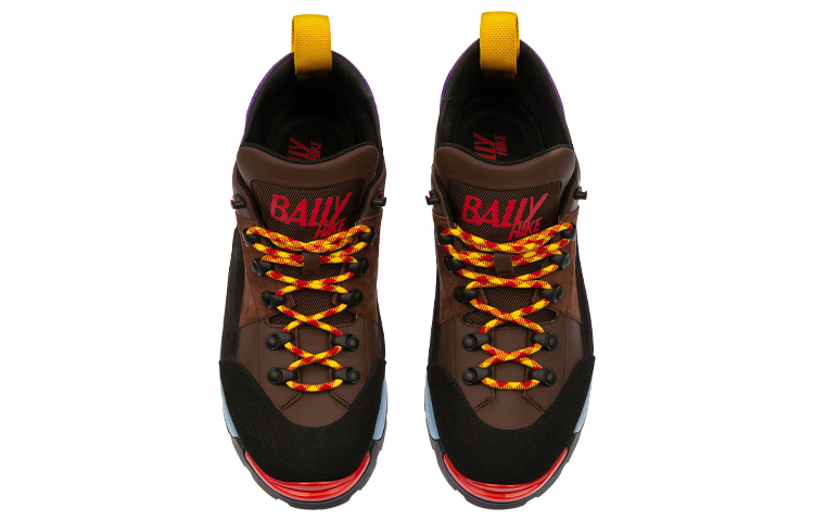 Lookbook BALLY Zapatos de Cuero con Cordones 'Marrón Outdoor' 6239748