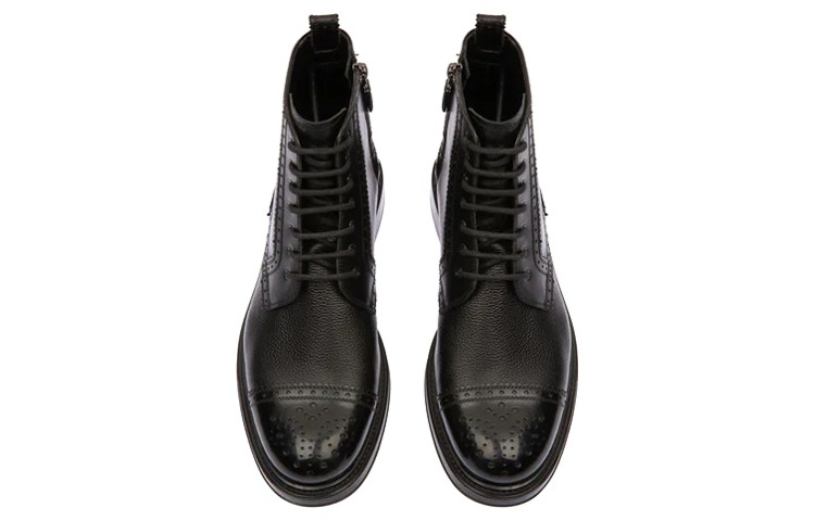 Lookbook BALLY Bota Negra de Cuero con Cordones 'Fashion Ankle Boot' 6301514