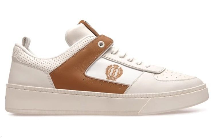 Order BALLY Leather Lace-Up 'White Brown' 6305776