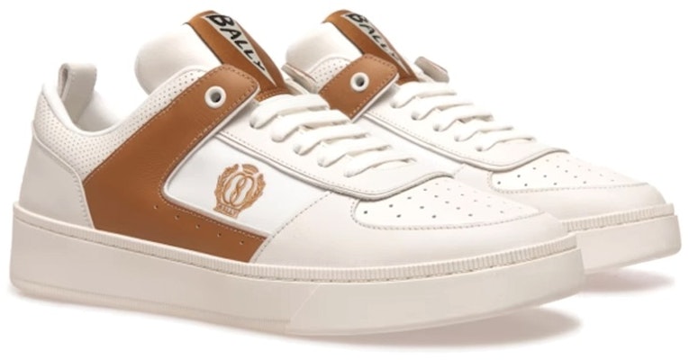 BALLY Leather Lace-Up 'White Brown' 6305776 Lookbook BALLY Leather Lace-Up 'White Brown' 6305776