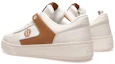 Shop BALLY Leather Lace-Up 'White Brown' 6305776