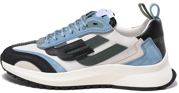 BALLY Zapatillas Bajas de Cuero con Cordones 'Negro Gris Azul' 6303318 Buy BALLY Zapatillas Bajas de Cuero con Cordones 'Negro Gris Azul' 6303318