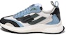 BALLY Kulit Lace-Up Low-Top 'Hitam Kelabu Biru' 6303318
