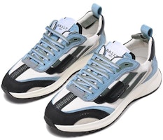 BALLY 黑灰蓝色低帮皮革系带鞋 6303318 Lookbook BALLY 黑灰蓝色低帮皮革系带鞋 6303318