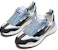 BALLY Kulit Lace-Up Low-Top 'Hitam Kelabu Biru' 6303318