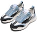 Lookbook BALLY Kulit Lace-Up Low-Top 'Hitam Kelabu Biru' 6303318