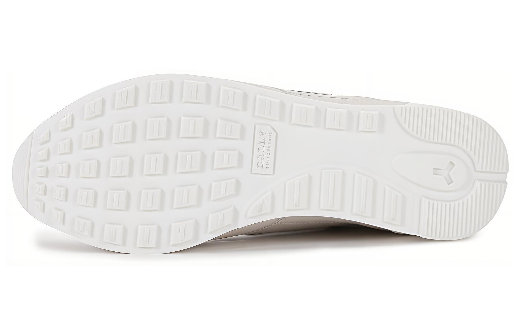 Details for BALLY Leather Lace-Up Low Top 'Grey White' 6239589