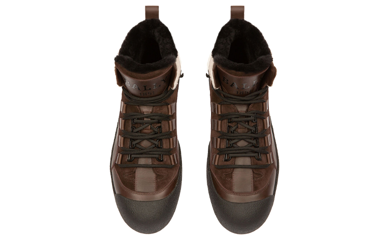 Lookbook バリー レザー スノーブーツ (ブラウン) 6239727
