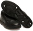 Shop BALLY Kasut Sneakers Bertali Kulit Hujung Bulat Rendah 'Hitam' 6303312