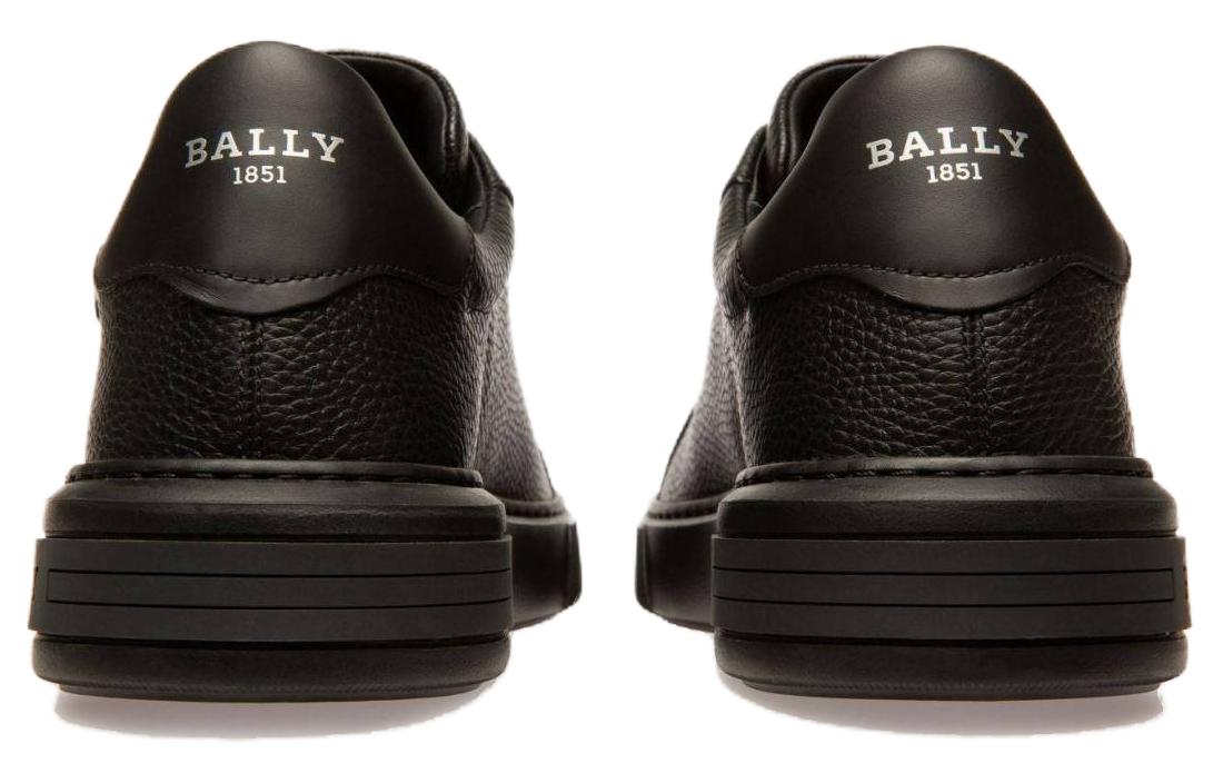 Purchase 巴利 黑色时尚皮革系带运动鞋 6300033