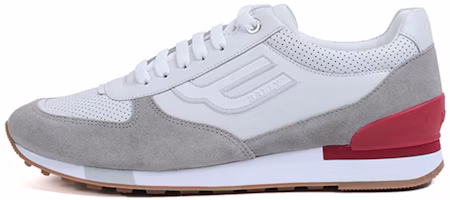 BALLY Leather Lace-up Sneakers 'White Grey' 6237725 BALLY Leather Lace-up Sneakers 'White Grey' 6237725