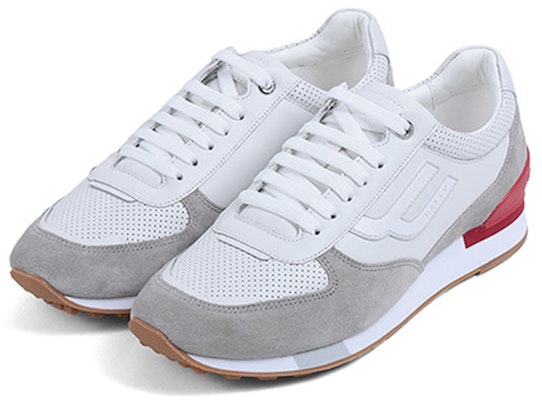 BALLY 白灰色皮革系带运动鞋 6237725 Lookbook BALLY 白灰色皮革系带运动鞋 6237725
