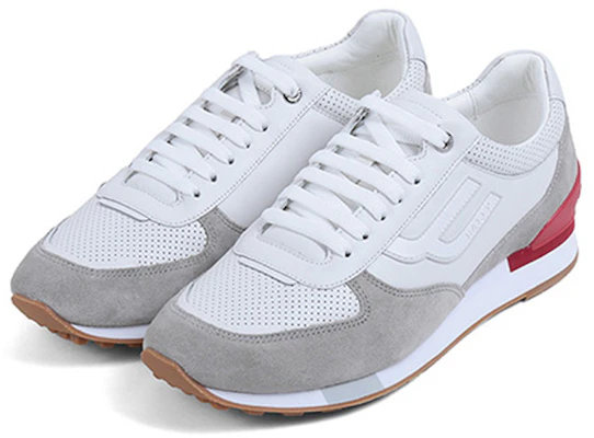 BALLY Leather Lace-up Sneakers 'White Grey' 6237725 Lookbook BALLY Leather Lace-up Sneakers 'White Grey' 6237725