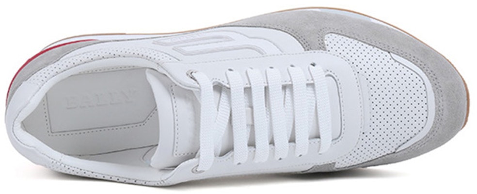 BALLY Leather Lace-up Sneakers 'White Grey' 6237725 Purchase BALLY Leather Lace-up Sneakers 'White Grey' 6237725