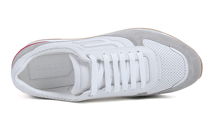 Purchase BALLY Leather Lace-up Sneakers 'White Grey' 6237725
