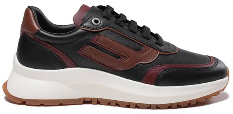 BALLY Leather Lace-Up Sneaker 'Black Brown' 6301864 Order BALLY Leather Lace-Up Sneaker 'Black Brown' 6301864