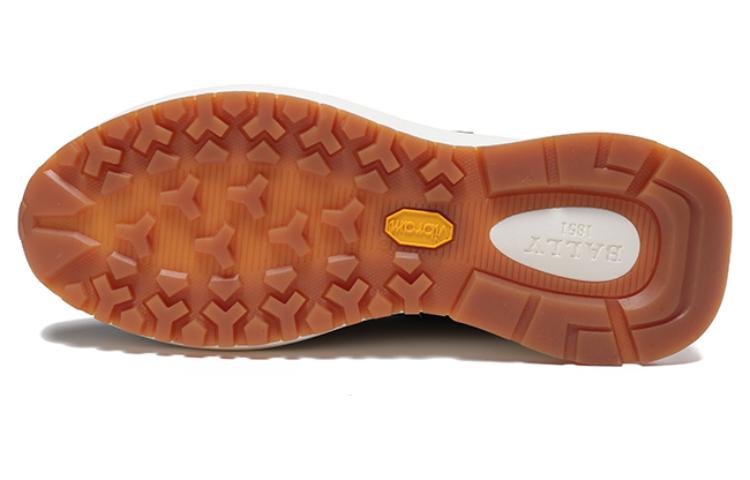 Details for バリー レザー レースアップ スニーカー 黒茶 6301864