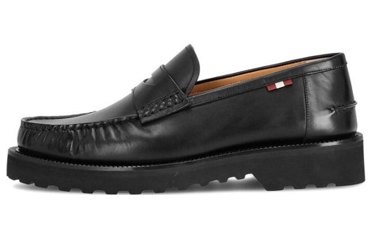 BALLY Leather Loafers 'Black'