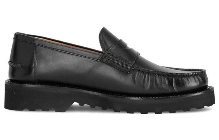 BALLY Leather Loafers 'Black' 圖 2