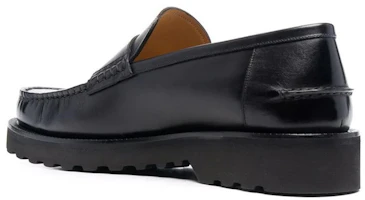 Shop BALLY Leather Loafers 'Black' 6239803