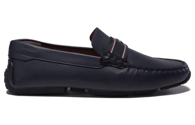 Order BALLY Sepatu Loafers Kulit 'Biru Hitam' 6301728