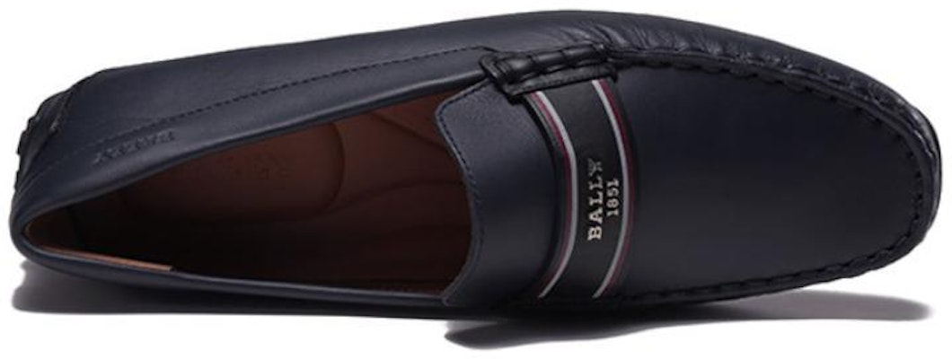 발리 블랙 블루 가죽 로퍼 (Bally Black Blue Leather Loafers) 6301728 Purchase 발리 블랙 블루 가죽 로퍼 (Bally Black Blue Leather Loafers) 6301728