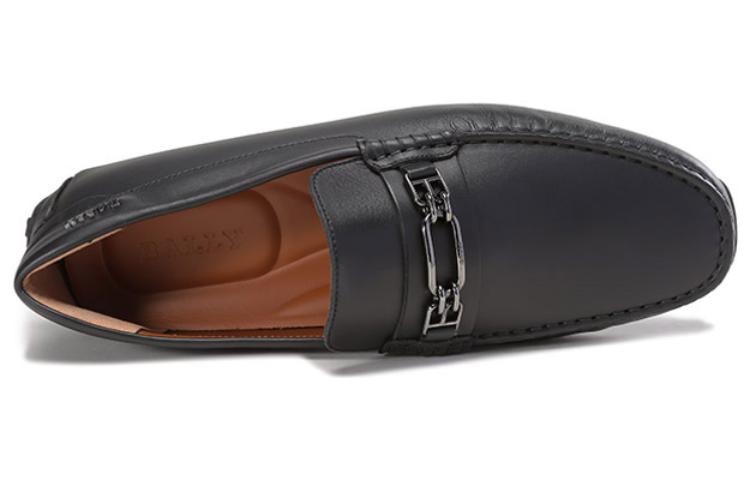Purchase BALLY Leather Loafers with Horsebit Detail 'Black' 6300427