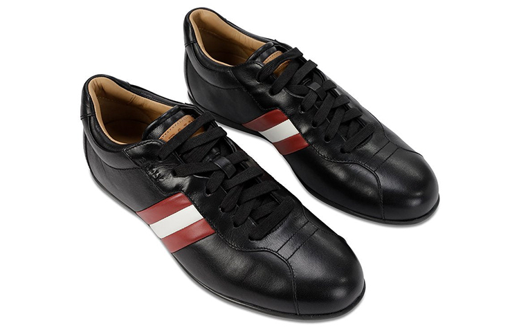 BALLY Leather Low-Top 'Black Fashion' 圖 2