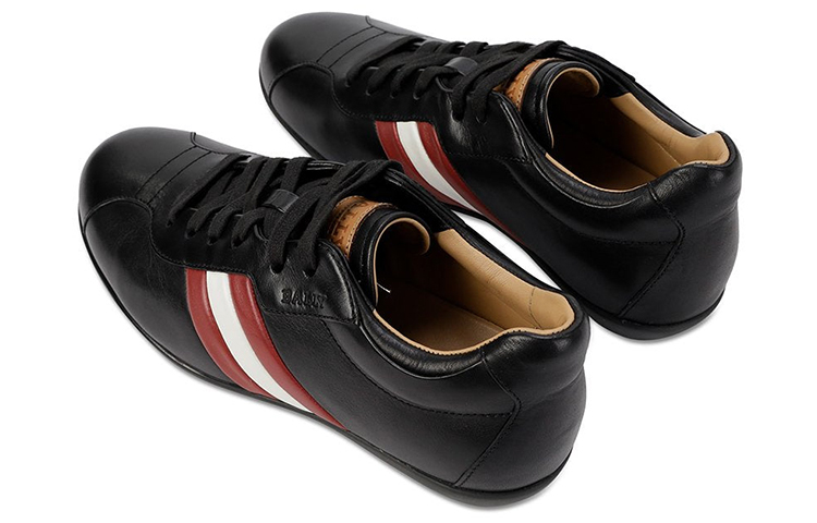 BALLY Leather Low-Top 'Black Fashion' 圖 4