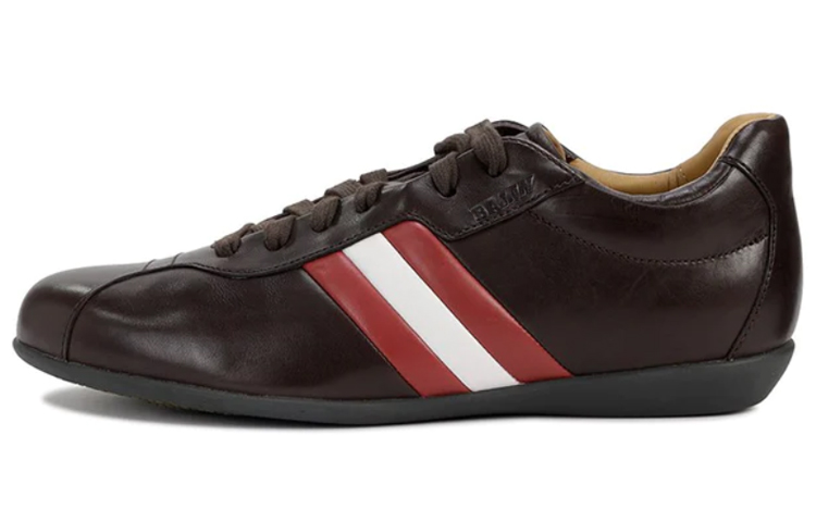 BALLY Leather Low-Top 'Brown Fashion'