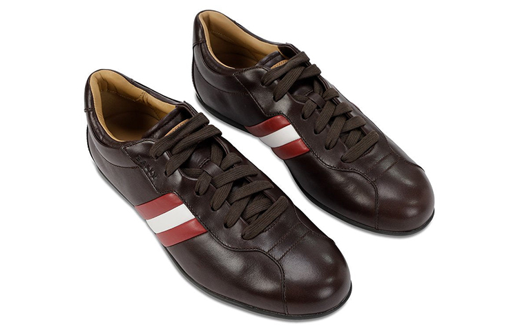 BALLY Leather Low-Top 'Brown Fashion' 圖 2
