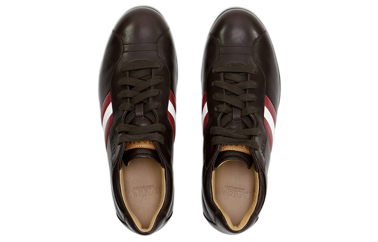 BALLY Leather Low-Top 'Brown Fashion' 圖 3