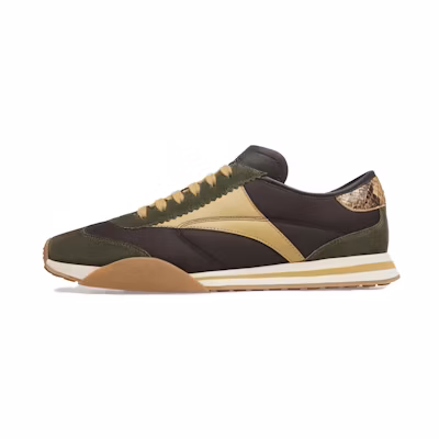 BALLY Leather Low-Top 'Green Black Brown'